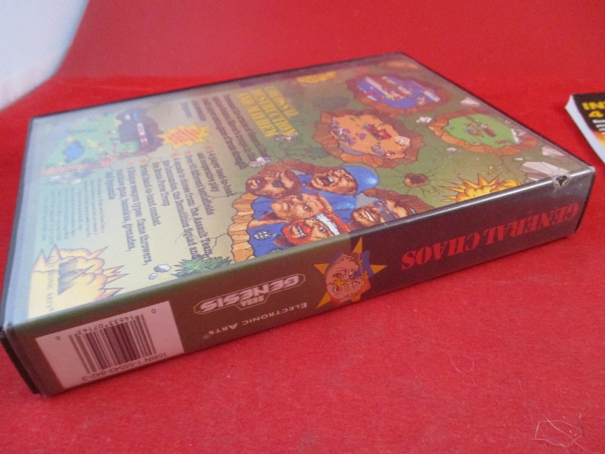 General Chaos (Sega Genesis) COMPLETE w/ Box manual game