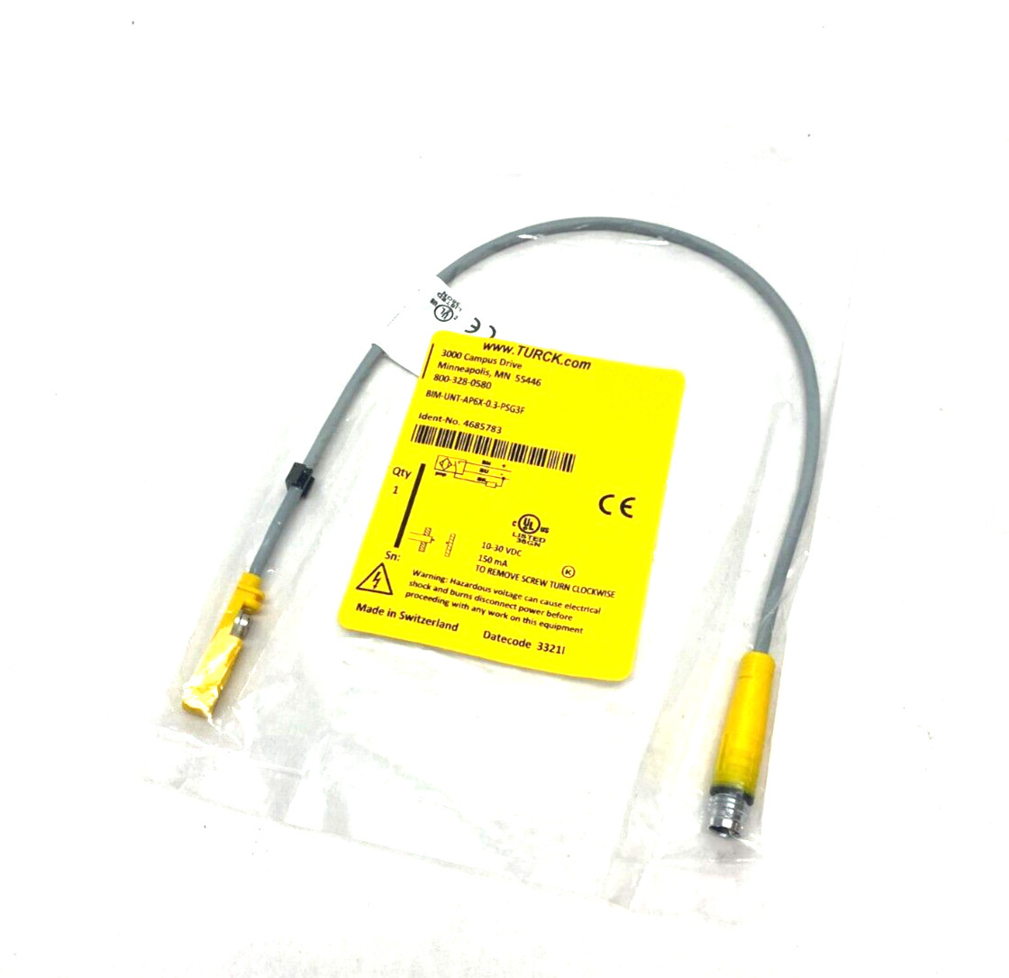 Turck BIM-UNT-AP6X-0.3-PSG3F Magnetic Field Sensor for Cylinders 4685783