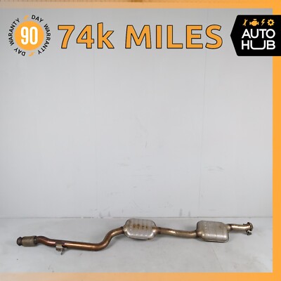15-18 Mercedes W205 C300 C350e Exhaust Mid Pipe Center Resonator Silencer OEM