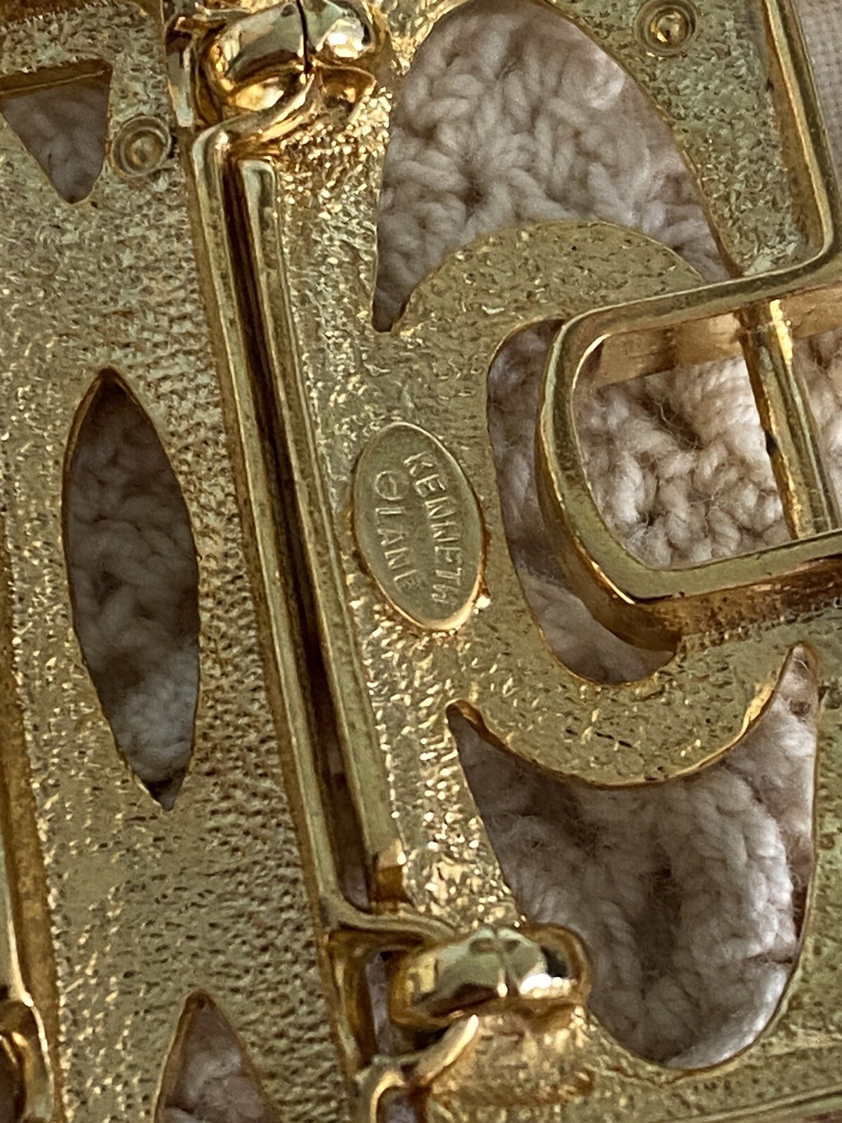 Kenneth Jay Lane Goldtone Bracelet Signed Kenneth… - image 6