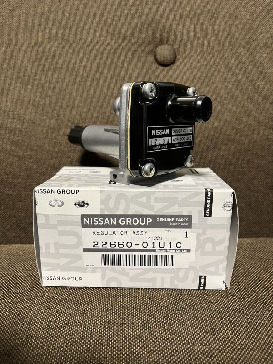 NISSAN GENUINE R32 SKYLINE GTR IAC AIR REGULATOR VALVE ASSEMBLY