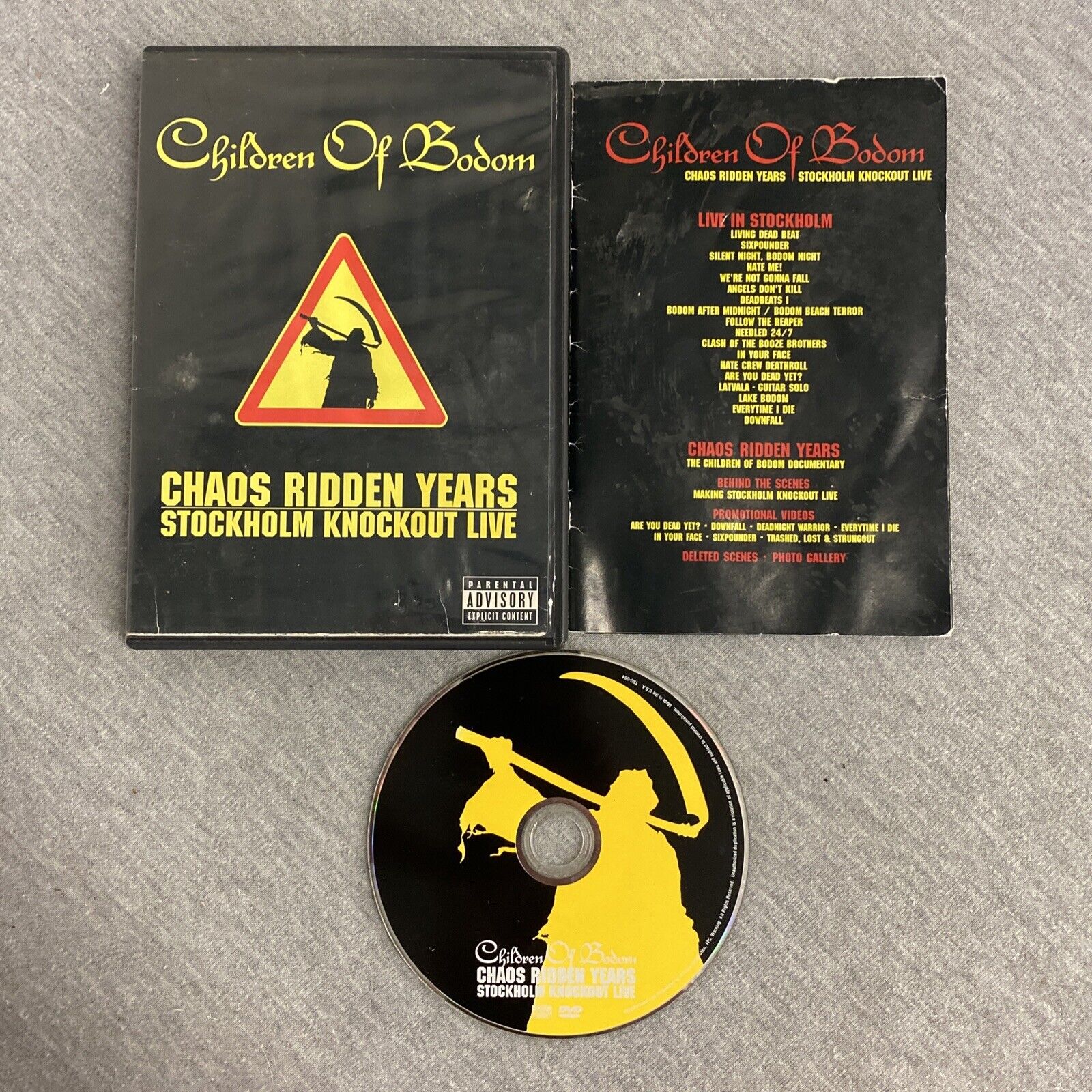 Children Of Bodom: Chaos Ridden Years - Stockholm Knockout Live (DVD, 2006)