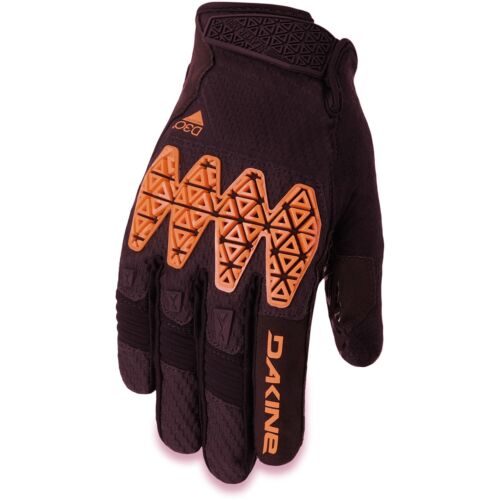 Guantes de ciclismo Dakine Slayer Pro D30, XL para hombre, negro/naranja nuevos