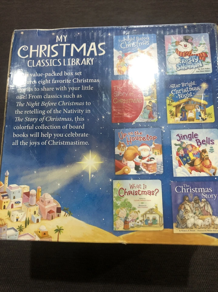 My Christmas Classics Library 8 Favorite Board Books NEW/SEALED Set - Image 4 of 4