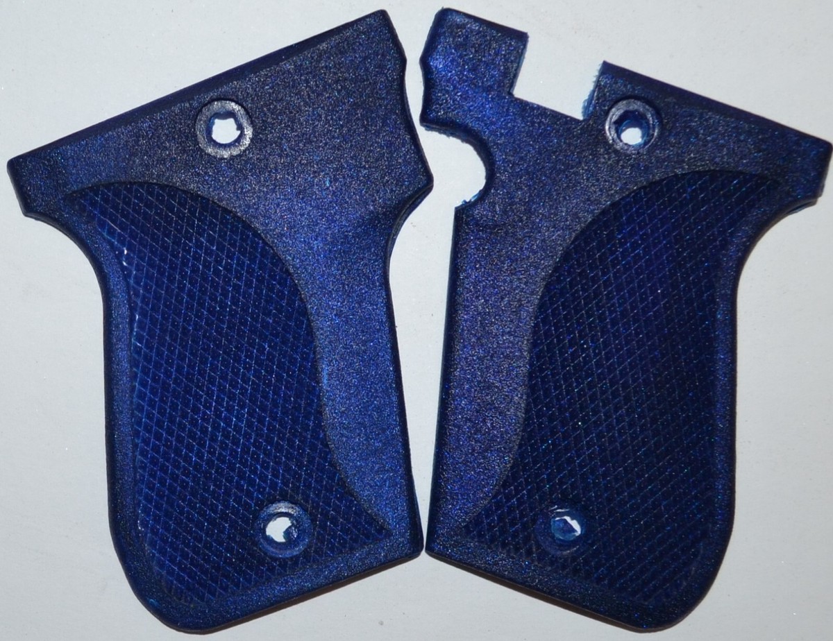 Phoenix Arms Model HP22 HP25 pistol grips Interference Cobalt Blue