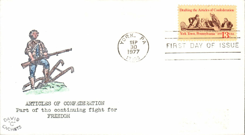 1726 Articles of Confederation David C FDC (12019771726001) | eBay