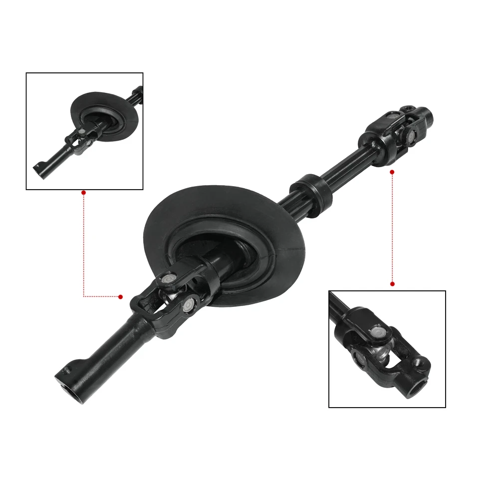 Lower Steering Shaft for Chevrolet HHR 2006-2011 L4 2.2L 2.4L Black 22730246 - Image 2 of 4