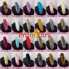 New Car Seat Fur Hood Fur Trim Baby Prams Furs Cabriofix Pebble Winter Kit 