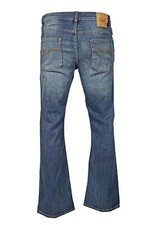 Men's LCJ Denim Bootcut Jeans Stretch Acid Medium Wash LC20 All Sizes