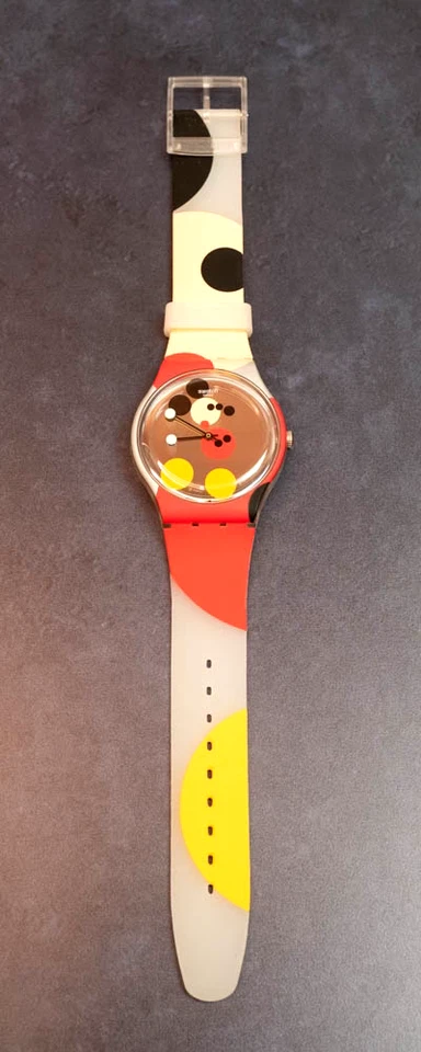 Relógio Swatch x Disney x Damien Hirst "Mirror Spot Mickey" edição limitada #08902 - Imagem 3 de 4