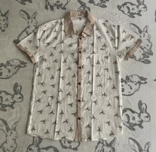 Bencer & Hazelnut Size XS Men’s Christmas Holly Shirt In NEW!