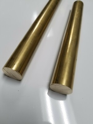 Brass 1/2 In End A Diameter Compression Fittings 360 BRASS ROUND BAR 3