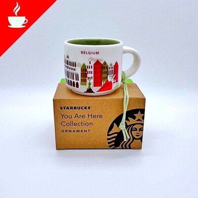 Starbucks Espresso Tasse Belgium Country Ornament YAH Serie Belgien  