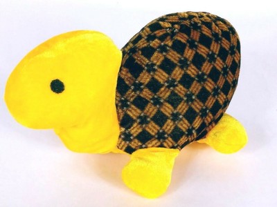 Kellytoy Turtle Plush Brown Yellow 