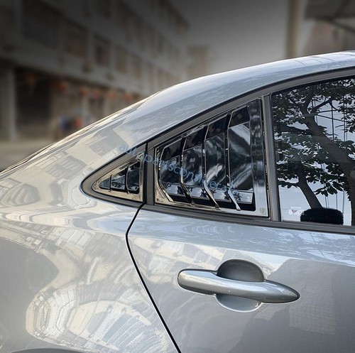 For Toyota Corolla 2020-2023 2024 Glossy Black Side Window Louver Shutter Cover - Foto 6 di 12