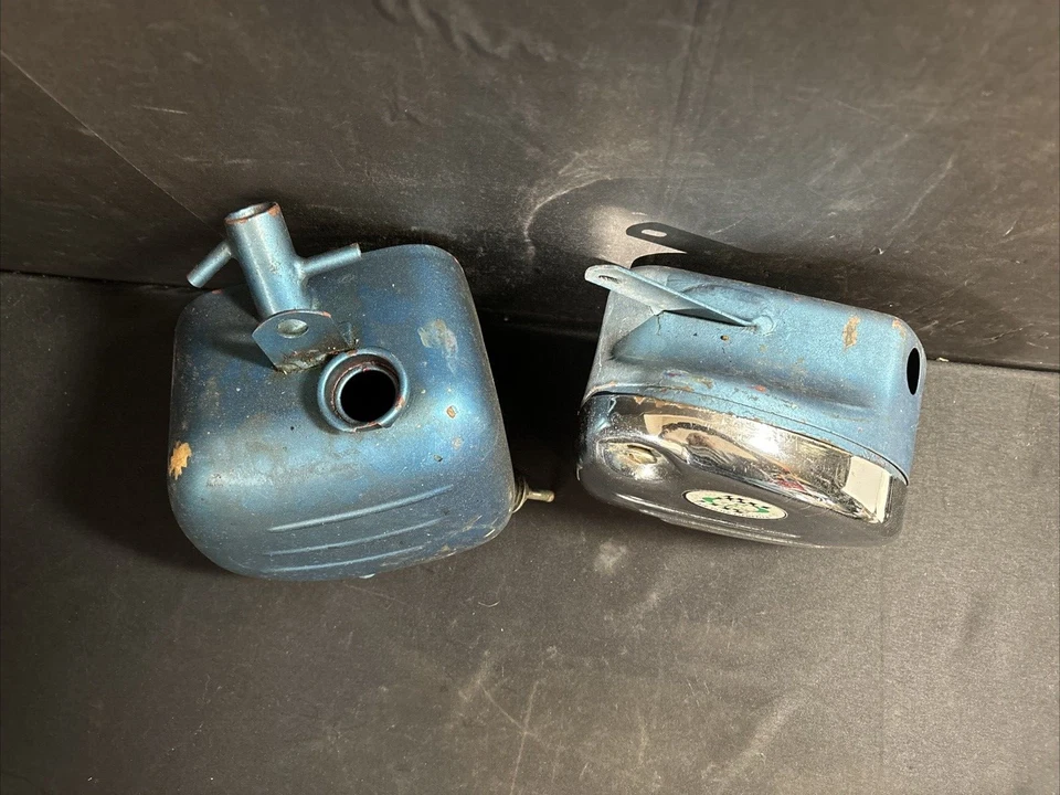 Tanque de aceite Norton / caja de herramientas Atlas Dominator 88ss 650/99 Manx 650ss 1963 - 1968 Reino Unido Foto 2 de 4