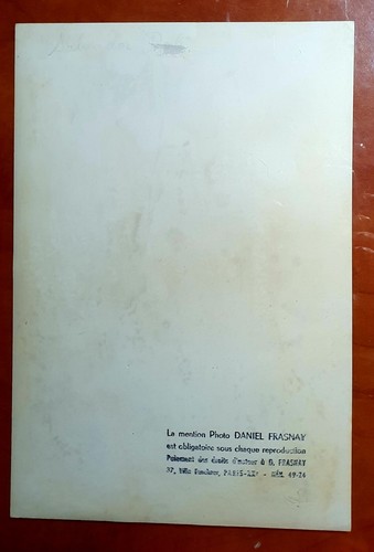 DALI*CLAUDE LAROCHE*PHOTO*DANIEL FRASNAY*1959*ARGENTIQUE*ORIGINAL*PARIS*VINTAGE$ - Foto 3 di 4