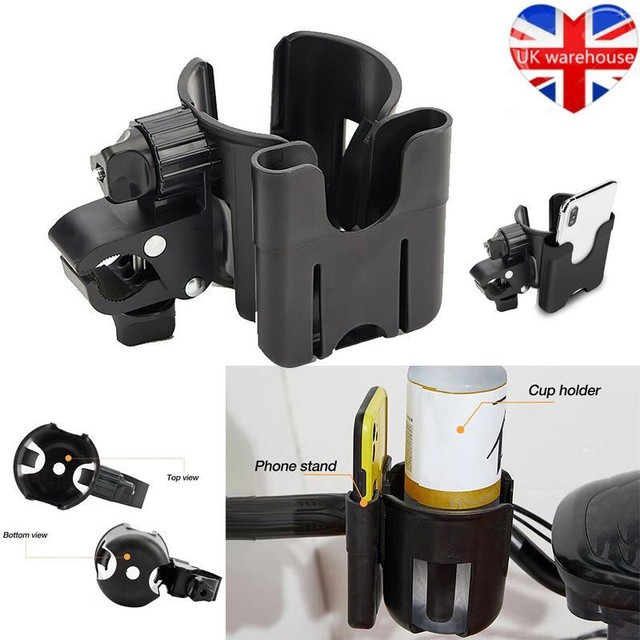 Baby Stroller Cup Holder Pram Bottle Drink Water Coffee Bike Bag Universal UK Baby Stroller Cup Holder Pram Bottle Drink Water Coffee Bike Bag Universal UK