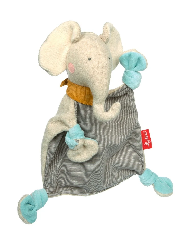 Sigikid Schnuffeltuch Elefant Gold, ca. 27 cm Neuheit 2021 Art-Nr. 42673