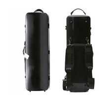 Hard Shell Violin Case 4/4 Full Size Carbon Fiber Anti-Scratch Oblong Violin ...