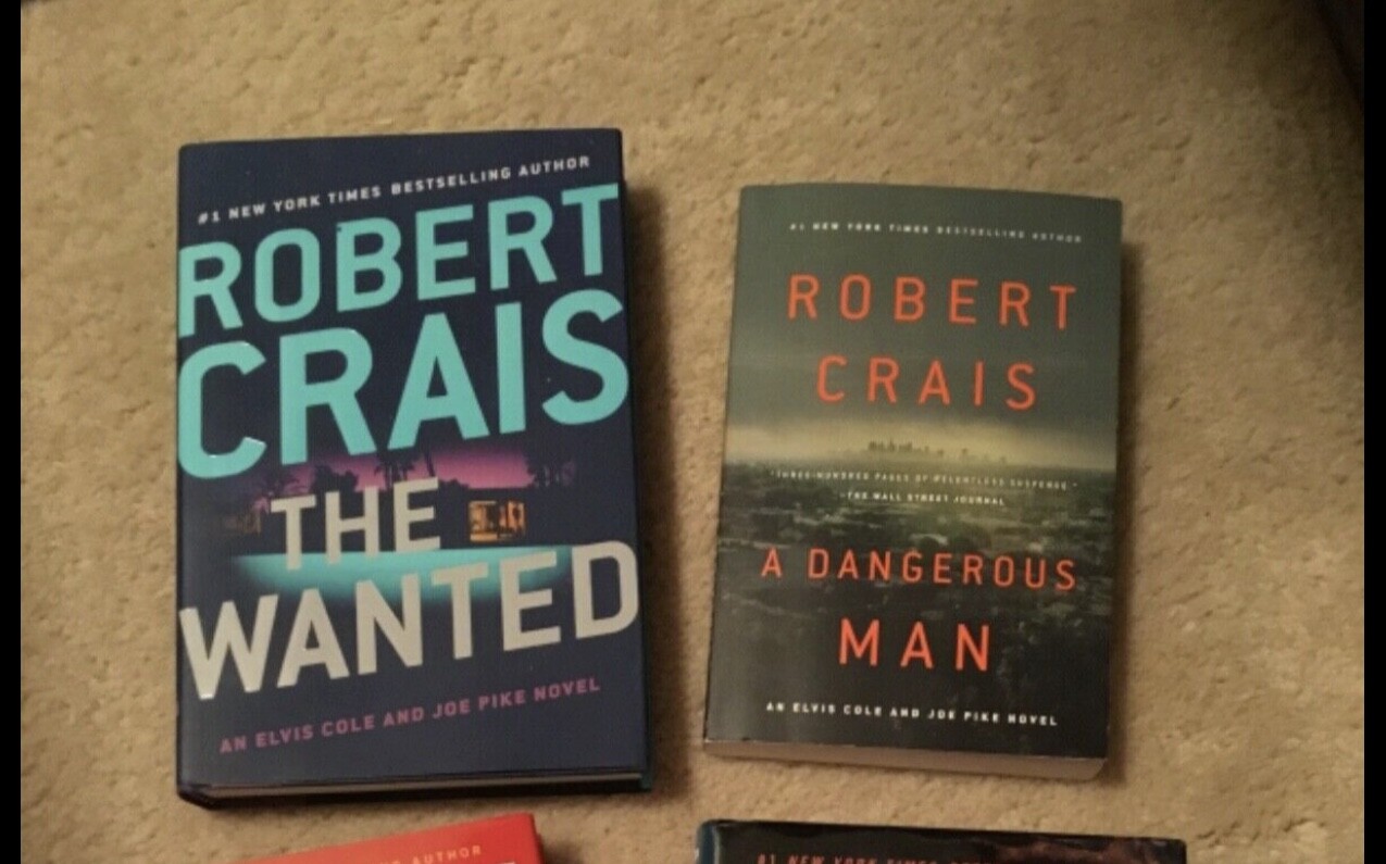 2 Hardback Books By Robert Crais The Wanted and A