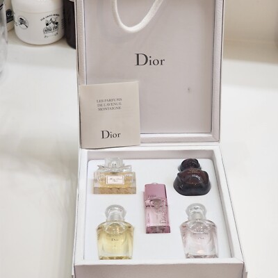Dior Les Parfums L'Avenue Montaigne Set 5 15 ml Spray Perfumes Miss Dior Cherie