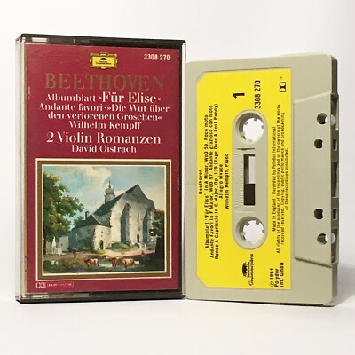 Beethoven - ''''Für Elise''''/2 Violinromanzen - V. SELTEN 1977 Kassette - DG 3308 270