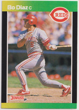 1989 Donruss Baseballs Best #293 Bo Diaz Cincinnati Reds