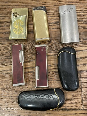 Lot Of 7 Lighters Some Vintage Quantum Force V Jehvani NL *Untested*