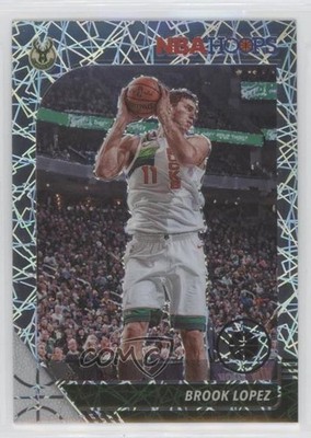 2019-20 Panini NBA Hoops Premium Stock Silver Lazer Prizm Brook Lopez #106 8d2