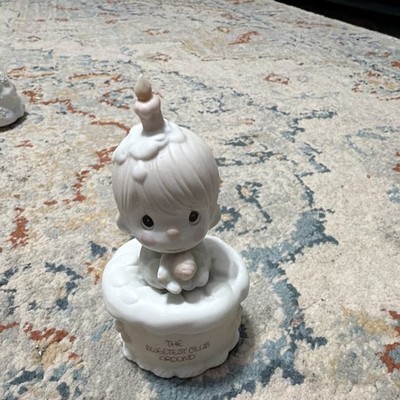 Enesco Precious Moments 1988 Porcelain ''The Sweetest Club Around'' Butcher