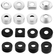 Matt Edelstahl Duscharmatur Rosette 60*25mm - 2er Pack für Renovierungen