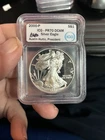 2000-P Proof American Silver Eagle ICG PR70 DCAM Austin Hutto Signed