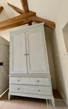 Loaf ‘Flutterby’ Wardrobe - Weathered White - Solid Wood (rrp £1484)