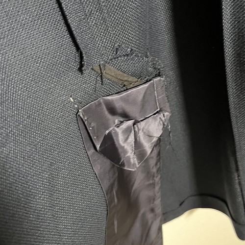 Vintage 60s Brooks Brothers 2/3 Rolls Navy Blazer 40 41 L - Gold Button Wool USA - Picture 10 of 16