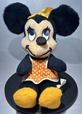 Vtg 50s 60s Official Walt Disney MINNIE MOUSE Plush 15  California Stuffed Toys