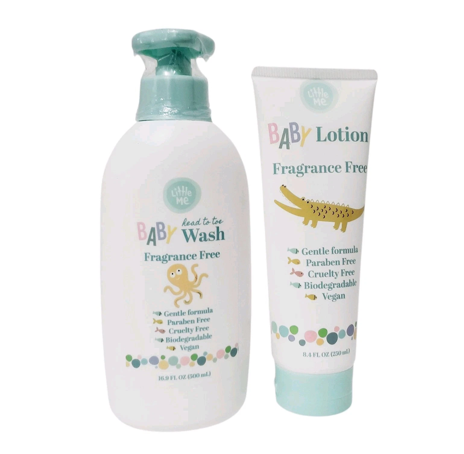 Little Me Fragrance Free Baby Wash 500mL and Baby Lotion 250mL New Sealed
Opens in a new window or t
