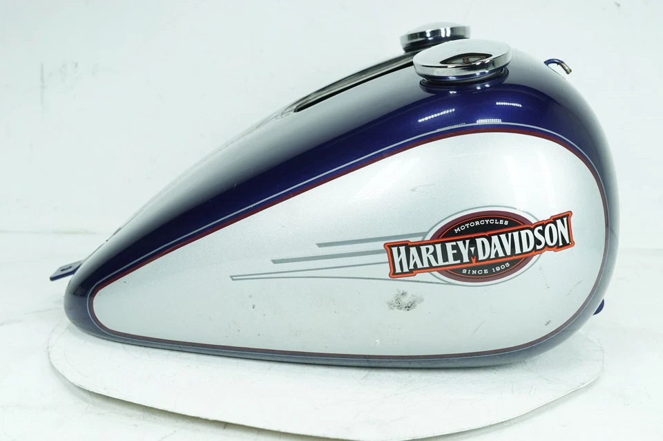 2006 Harley Softail Heritage Classic EFI Gas Gasoline Fuel Tank Reservoir DENTED - Image 4 of 4