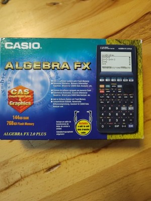 CASIO ALGEBRA FX 2.0 PLUS Programmierbarer Grafikfähiger Taschenrechner Studium