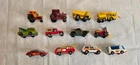 Lot of 12 Vintage Matchbox 1970 model trucks, cars and tractors