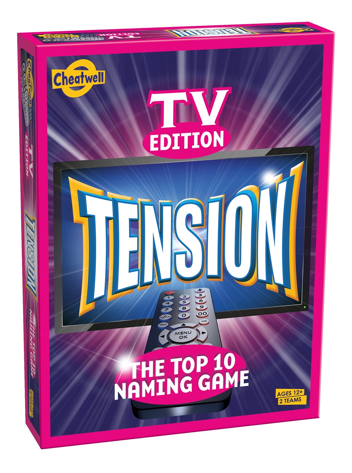 Tension TV Edition - The Top 10 Naming Game - Party Game For Ages 12+ - Televisi
