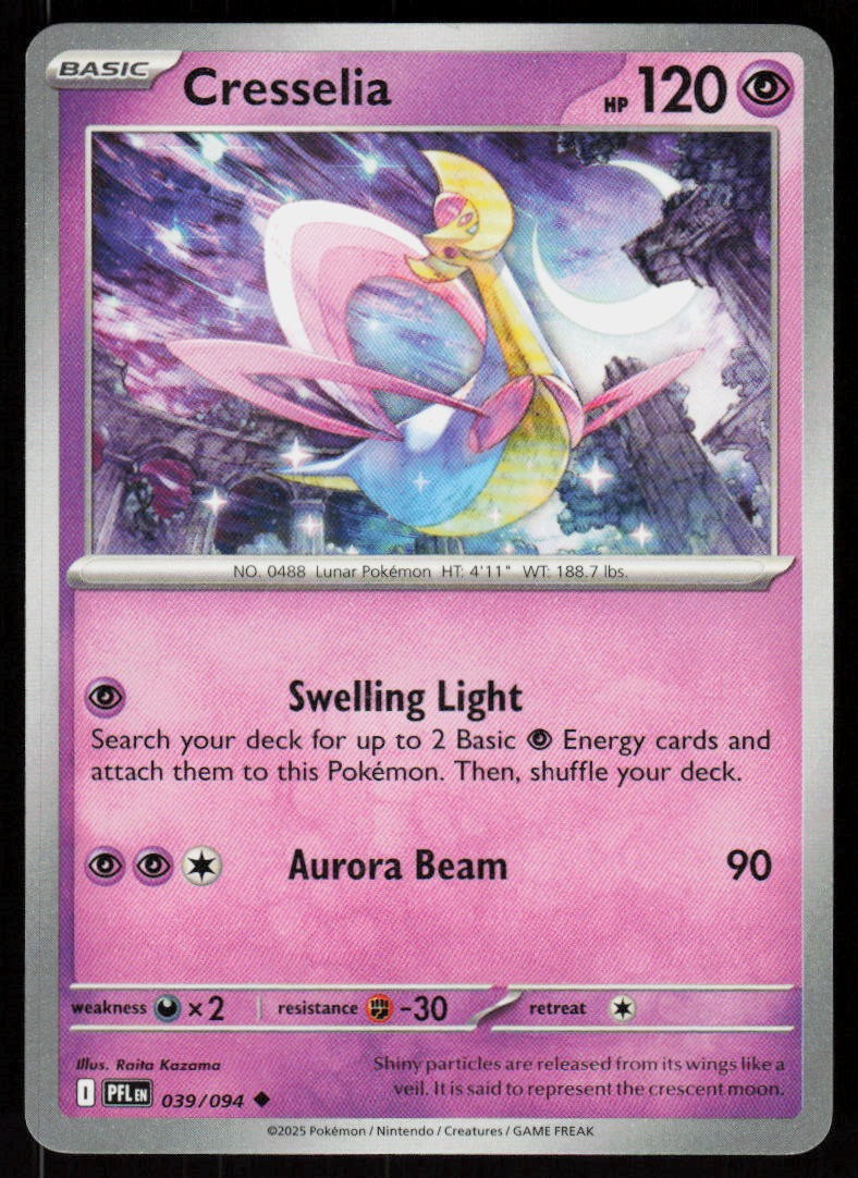 Cresselia 039/094 Uncommon Phantasmal Flames Pokemon Near Mint