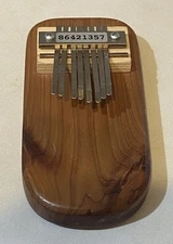 Mountain Melodies Wood THUMB PIANO 8 Piece Scale Wood Musical Instrument