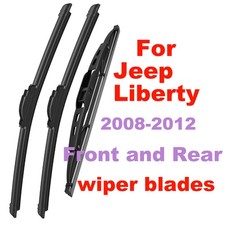 For Jeep Liberty 2008-2012 Front And Rear Windshield Wiper Blades 191914 Oem