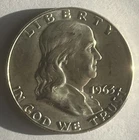 1963-D 50C Silver Franklin Half Dollar Denver Mint U.S. Silver Coin