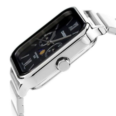CASIO Men's MTP-M305D-1A2VDF Black Dial Silver Stainless