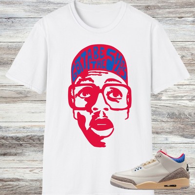 Jordan 3 Seoul 2.0 Sneaker Match Shirt, White Sport Royal Challenge Red Pale 