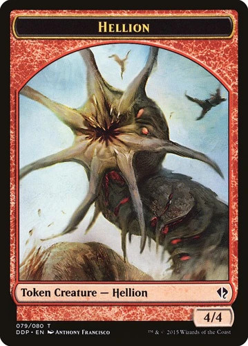 [3x] Hellion - Token DDP NM MTG
