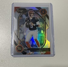 2024 Panini Select - Club Level Joe Burrow #230 Silver Prizm Die-Cut