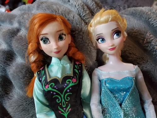 Barbie Disney Princess Frozen Anna Doll and Elsa Doll | eBay